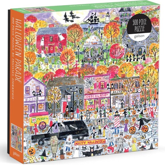'HALLOWEEN PARADE’ PUZZLE 500 PIECES - MICHAEL STORRINGS - Picture 1 of 11